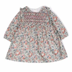 Tartine Et Chocolat Floral-Print Long-Sleeve Dress